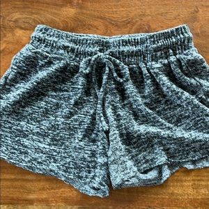 Pink Rose drawstring pajama shorts